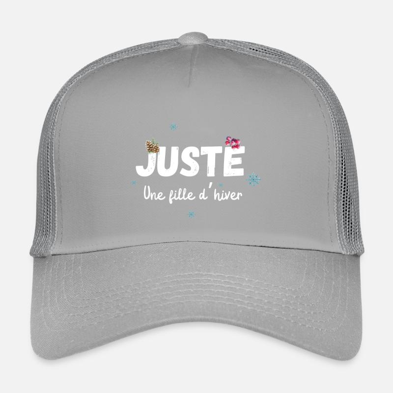 Nur ein Wintermädchen-Geschenk Kinder Trucker-Cap