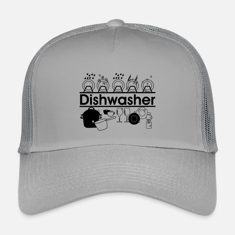 Lave-vaisselle logo lave-vaisselle cuisine Casquette trucker enfant