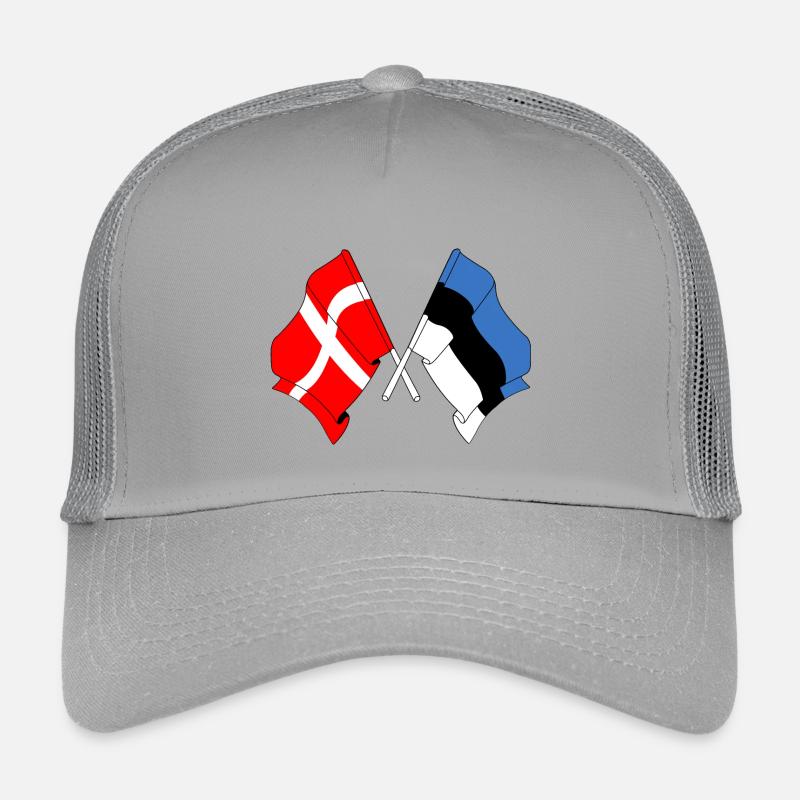 Drapeau Danemark drapeau Estonie Casquette trucker enfant