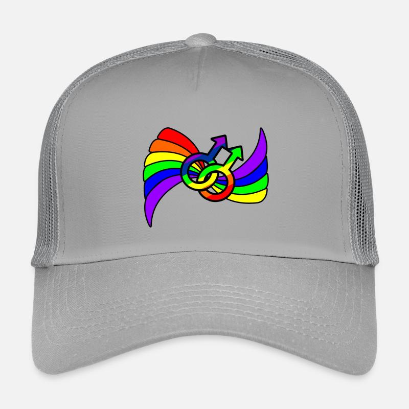 Rainbow gay pride logo Kids’ Trucker Cap
