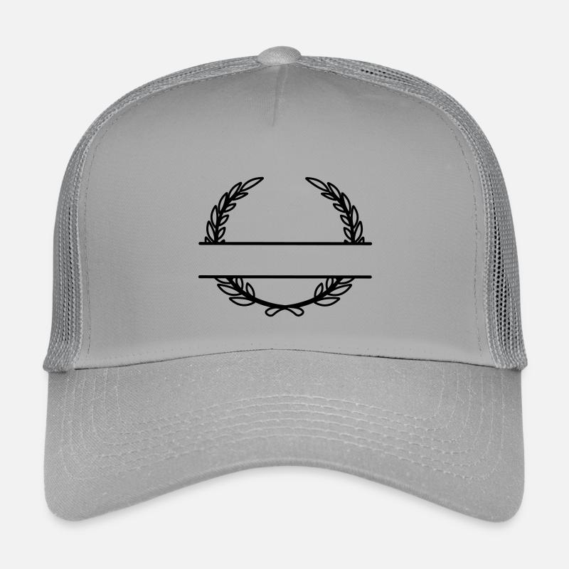 Couronne de laurier nom bannière Casquette trucker enfant