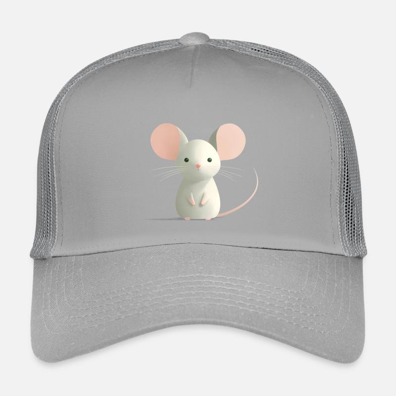Maus - Kinder Trucker-Cap - Hellgrau