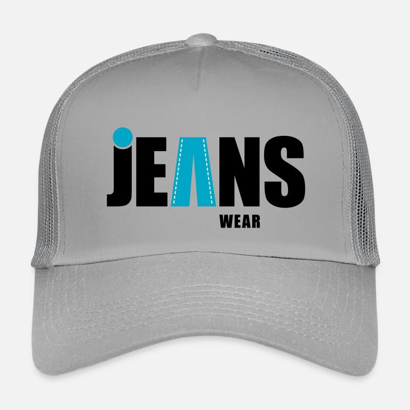 jeans wear mit punkt - Kinder Trucker-Cap - Hellgrau