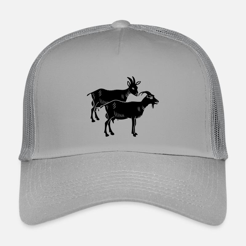 Image de deux ombres de chèvre Casquette trucker enfant