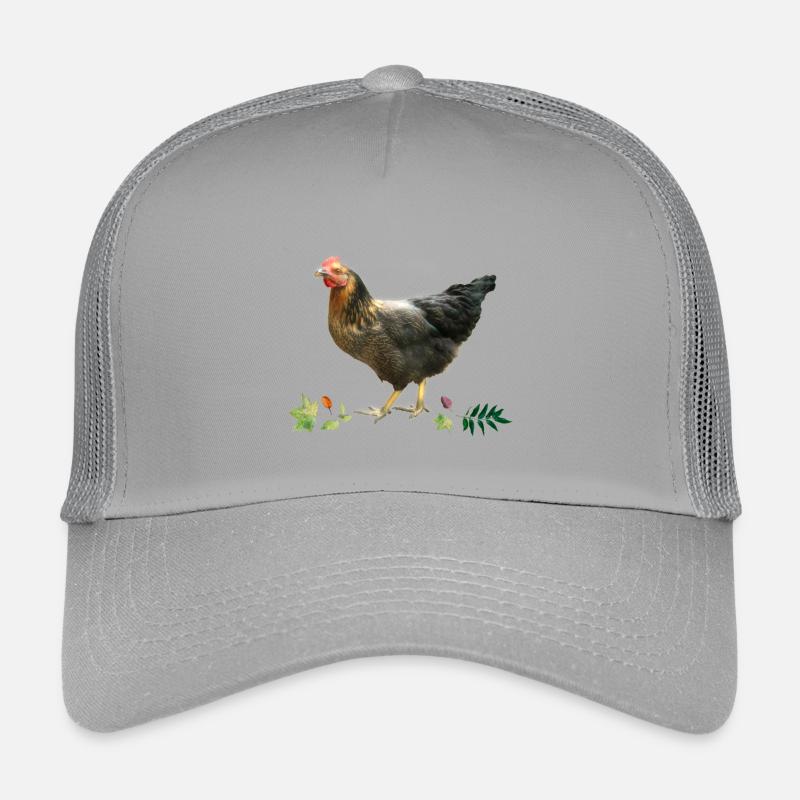 Huhn - Kinder Trucker-Cap - Hellgrau