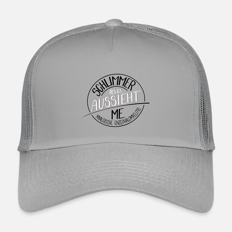 Schlimmer als es aussieht, ME - Kinder Trucker-Cap - Hellgrau