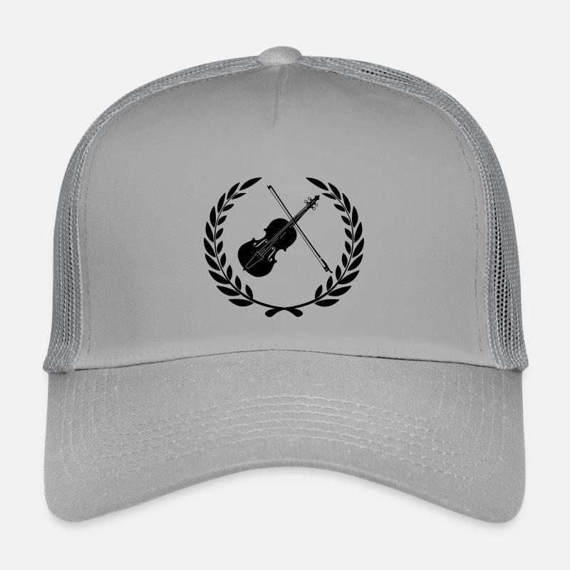 Logo de violon pour couronne de laurier Casquette trucker enfant