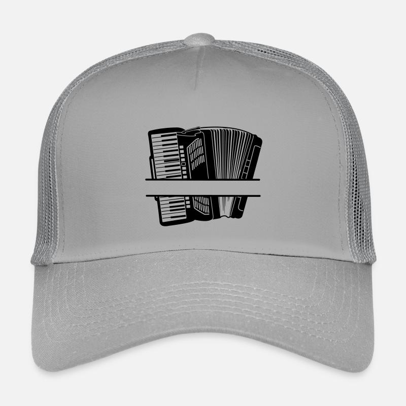 Accordéon avec espace laissé libre au milieu Casquette trucker enfant