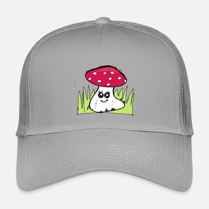 Zwinkernder Pilz mit rotem Hut Kinder Trucker-Cap