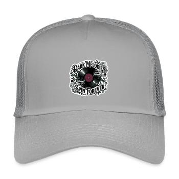 Dunkle Melodien drehen sich ewig - Kinder Trucker-Cap - Hellgrau - Vorne