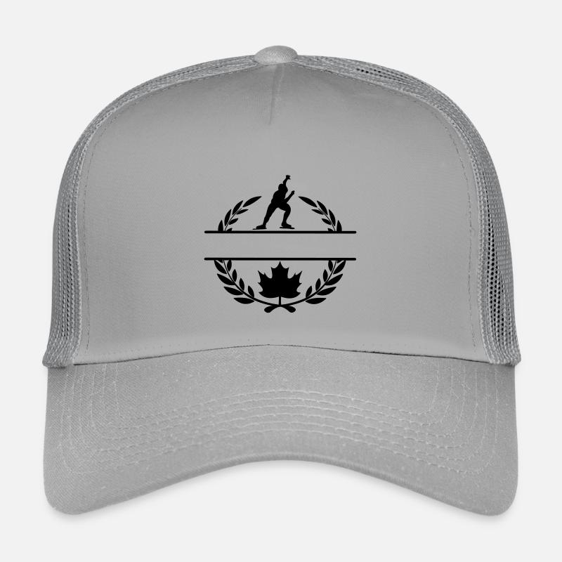 Canada maple leaf skating laurel wreath Kids’ Trucker Cap