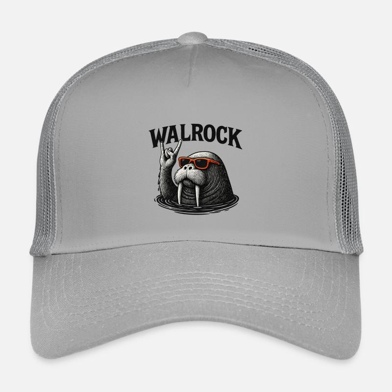 Walrock – Le morse à bascule avec des lunettes de soleil Casquette trucker enfant