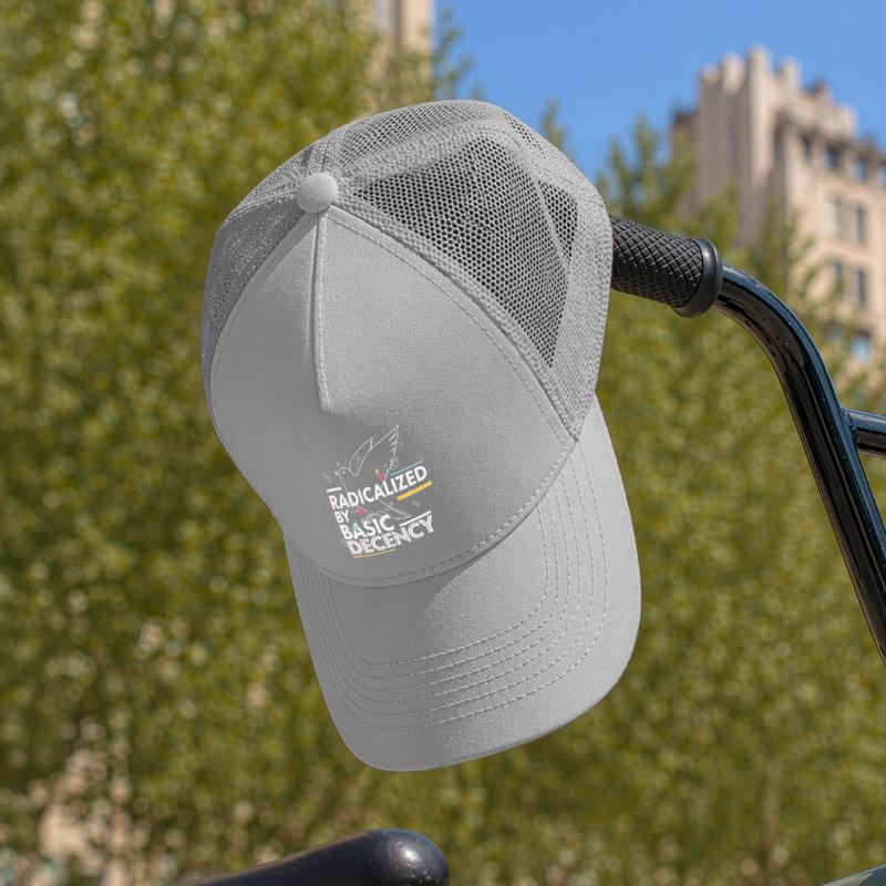 Radicalized by Basic Decency Statement Design Kids’ Trucker Cap