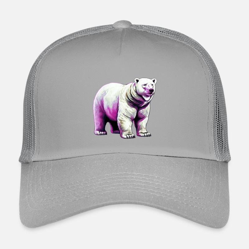 White polar bear Kids’ Trucker Cap