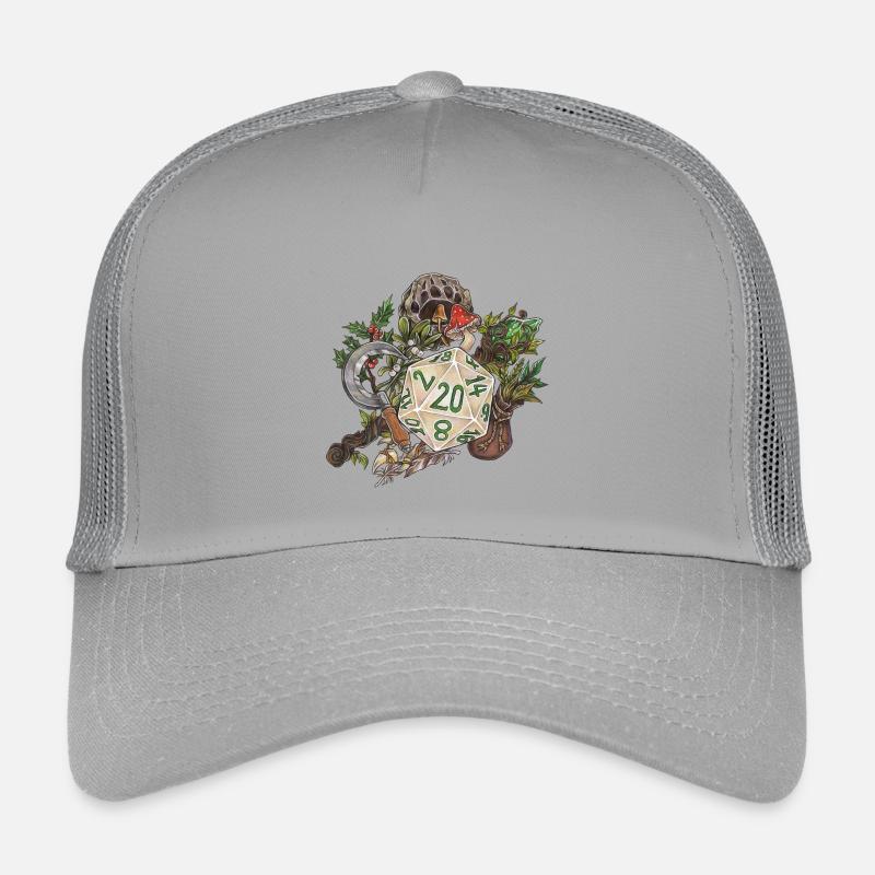 Rollenspiel Tabletop D20 Würfel Geschenk Druide Kinder Trucker-Cap