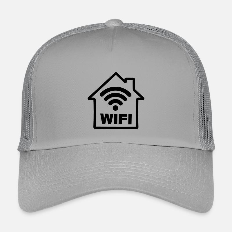 Haus mit Wifi Kinder Trucker-Cap