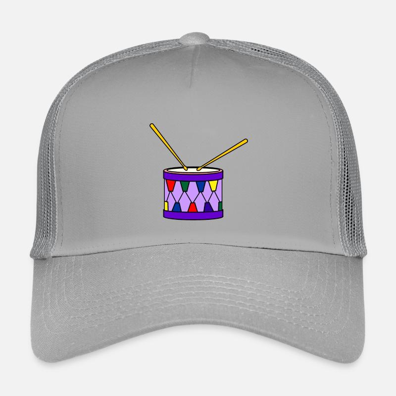 Décoration de tambour de couleur violette v Casquette trucker enfant