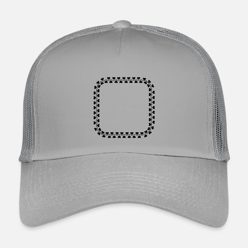 Logo du cœur de cadre Casquette trucker enfant
