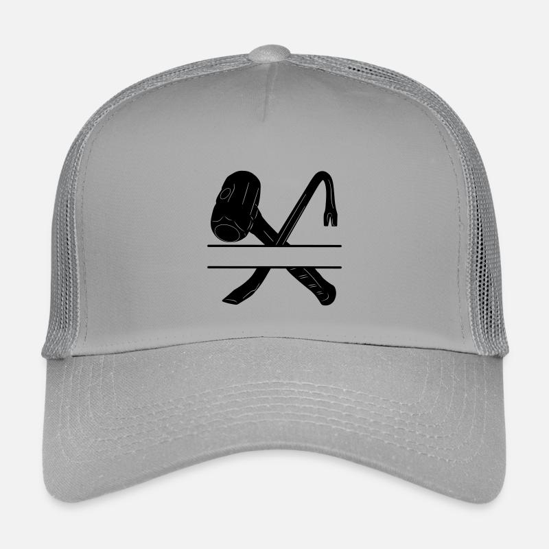 Marteau croisé et monogramme Casquette trucker enfant