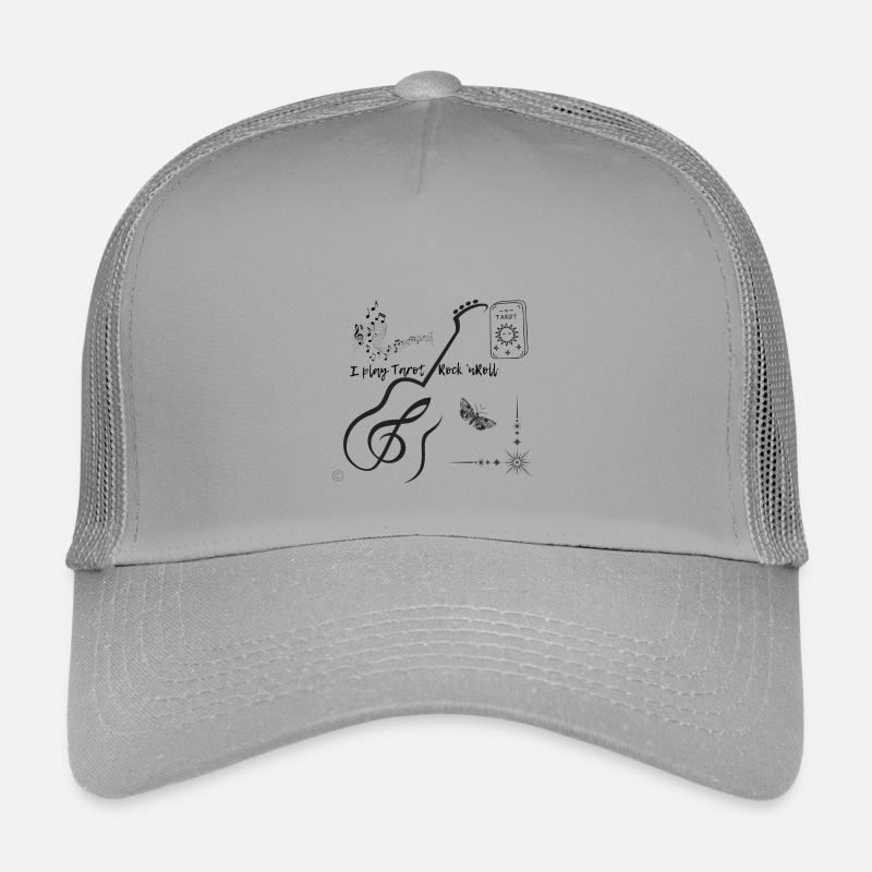 Gitarenlinie mit Sternenstrahl - Kinder Trucker-Cap - Hellgrau
