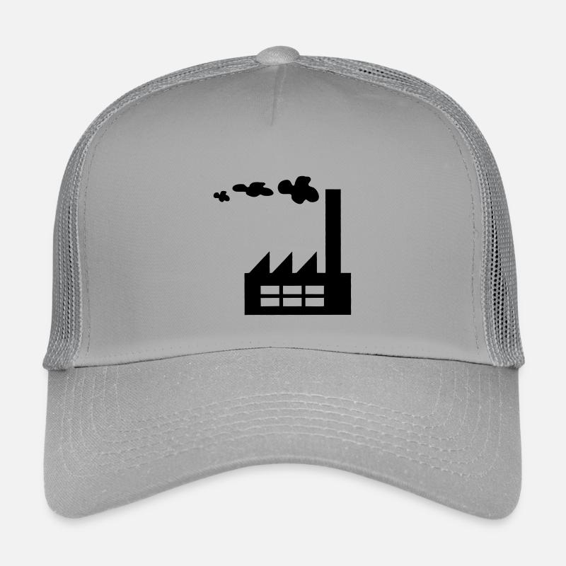 Werkslogo mit Rauch Kinder Trucker-Cap