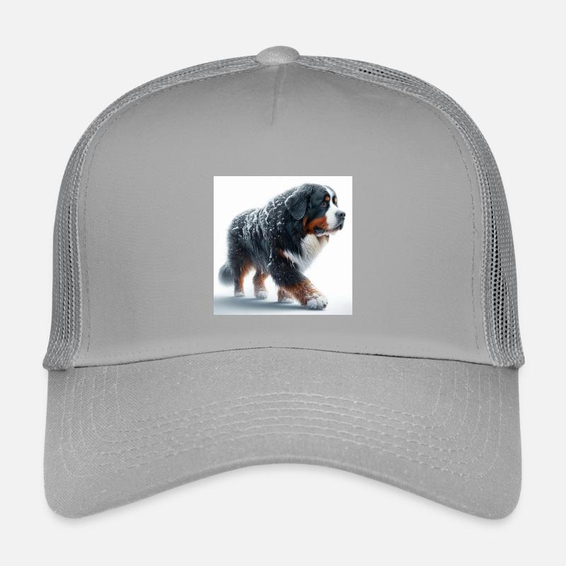 Berner Sennenhund - Kinder Trucker-Cap - Hellgrau