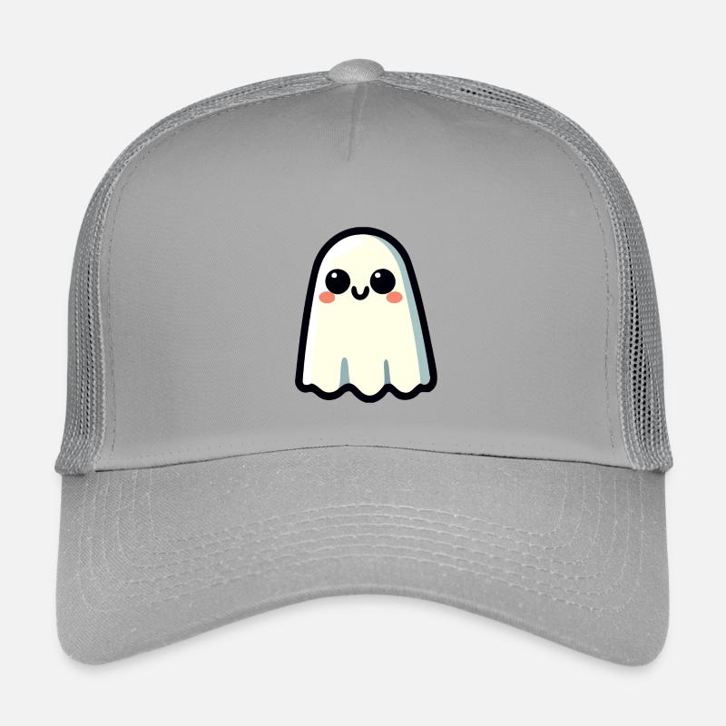Ghoulishly Cute: The Friendly Phantom Kids’ Trucker Cap