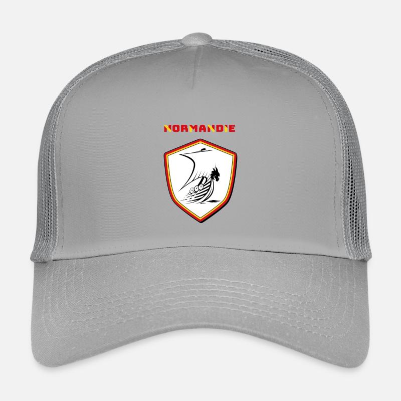 Normandie - Kinder Trucker-Cap - Hellgrau
