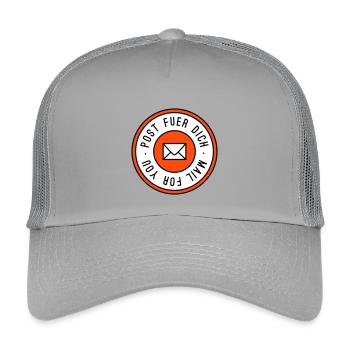 Post fuer dich dreifarbig - Kinder Trucker-Cap - Hellgrau - Vorne