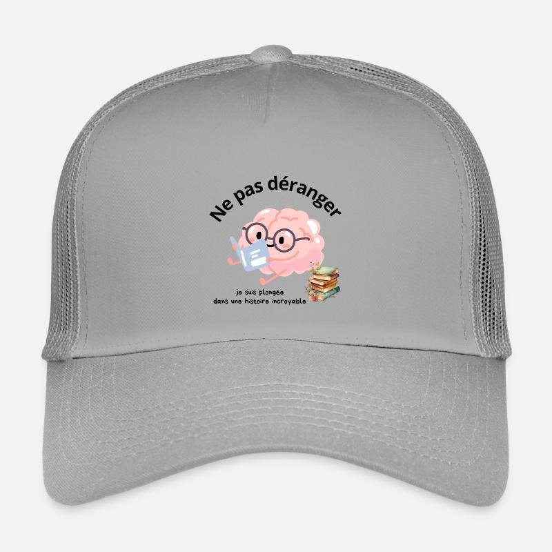 Ne pas déranger lecture Casquette trucker enfant