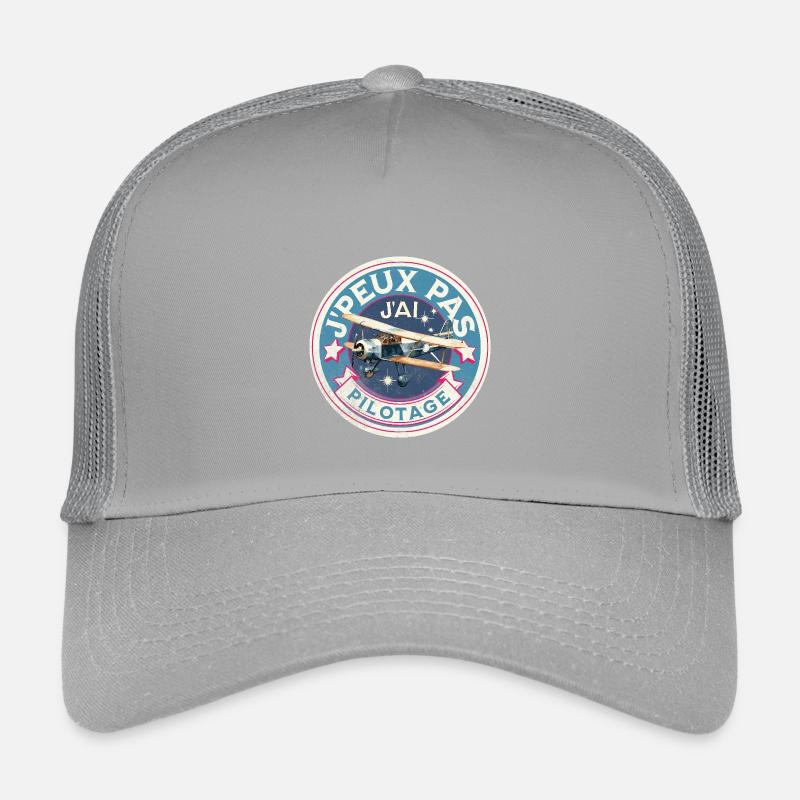 Aviation rétro pour passionnés de pilotage Casquette trucker enfant