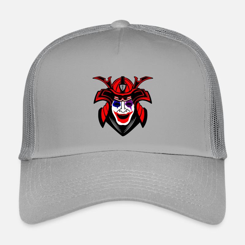Happy Samurai with Menpo Mask Kids’ Trucker Cap