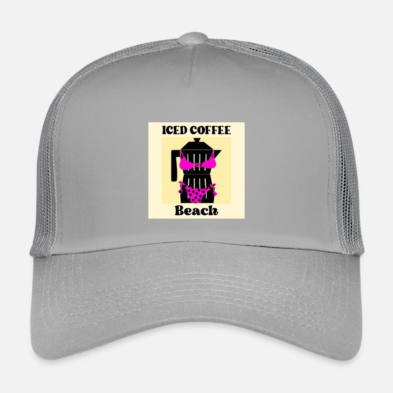 SOMMER STRAND ESPRESSO EISKAFFEE Kinder Trucker-Cap