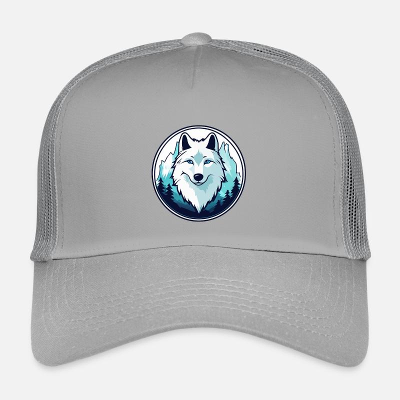 Arctic Wolf (Head) Kids’ Trucker Cap