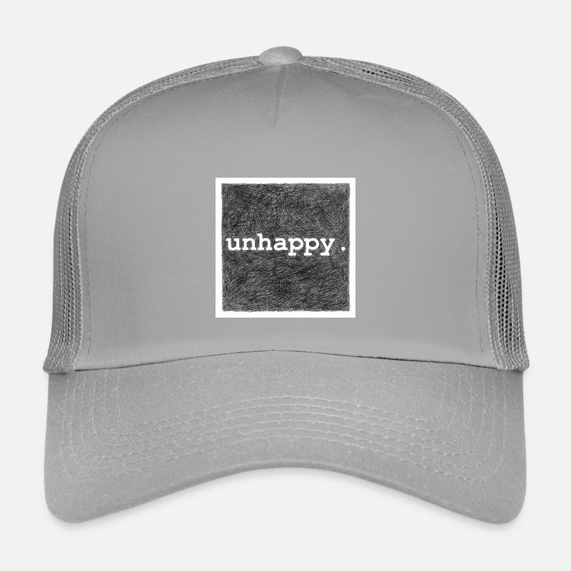 Unglücklich - Kinder Trucker-Cap - Hellgrau