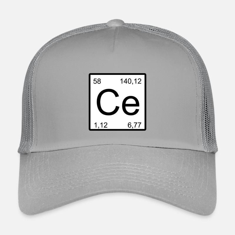 Graphisme minimaliste Cérium Élément Casquette trucker enfant