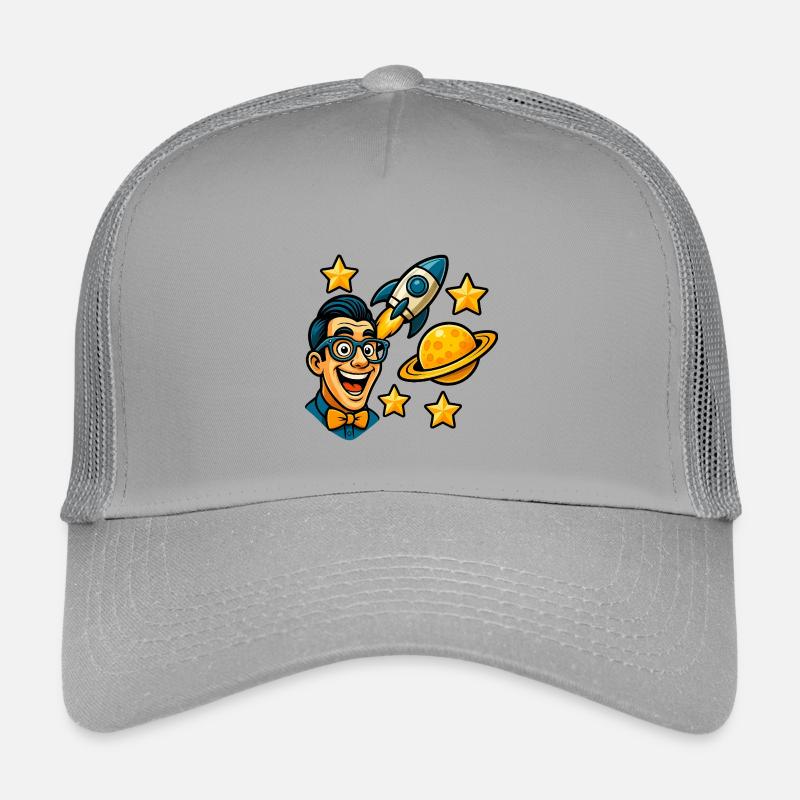 Passionné d’espace avec des lunettes Casquette trucker enfant