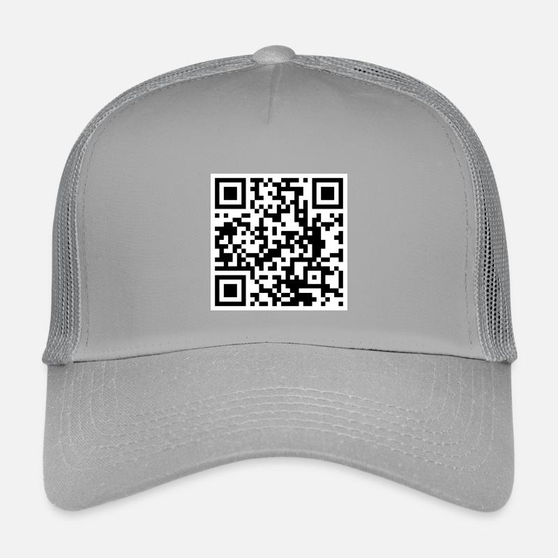 Qr code citation drôle humour  Casquette trucker enfant
