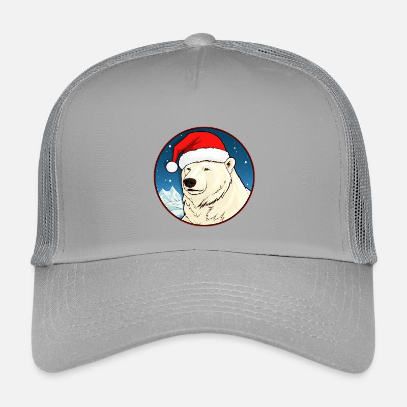 Christmas Polar Bears Kids’ Trucker Cap
