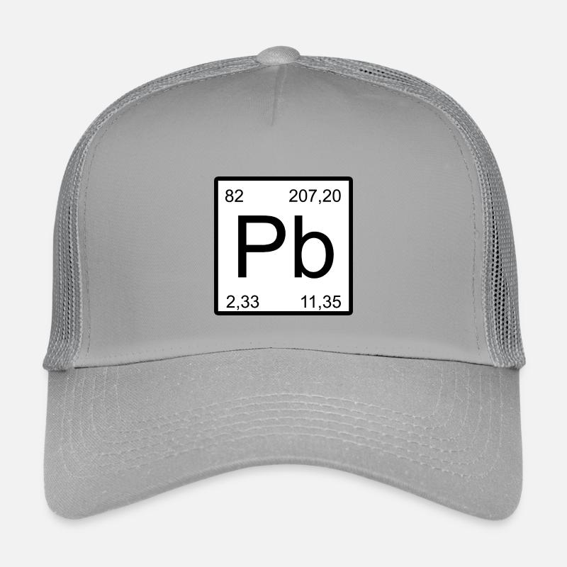 Symbole Pb Signe de Période Casquette trucker enfant