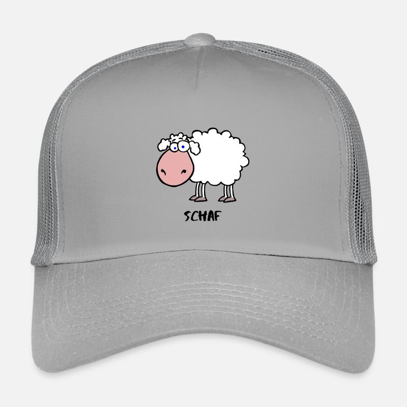 Schaf - Kinder Trucker-Cap - Hellgrau