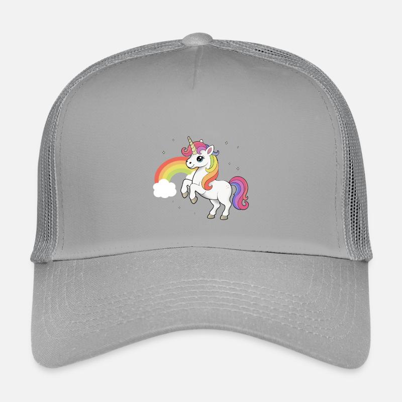 Einhorn und Regenbogen - Magical Unicorn Design Kinder Trucker-Cap