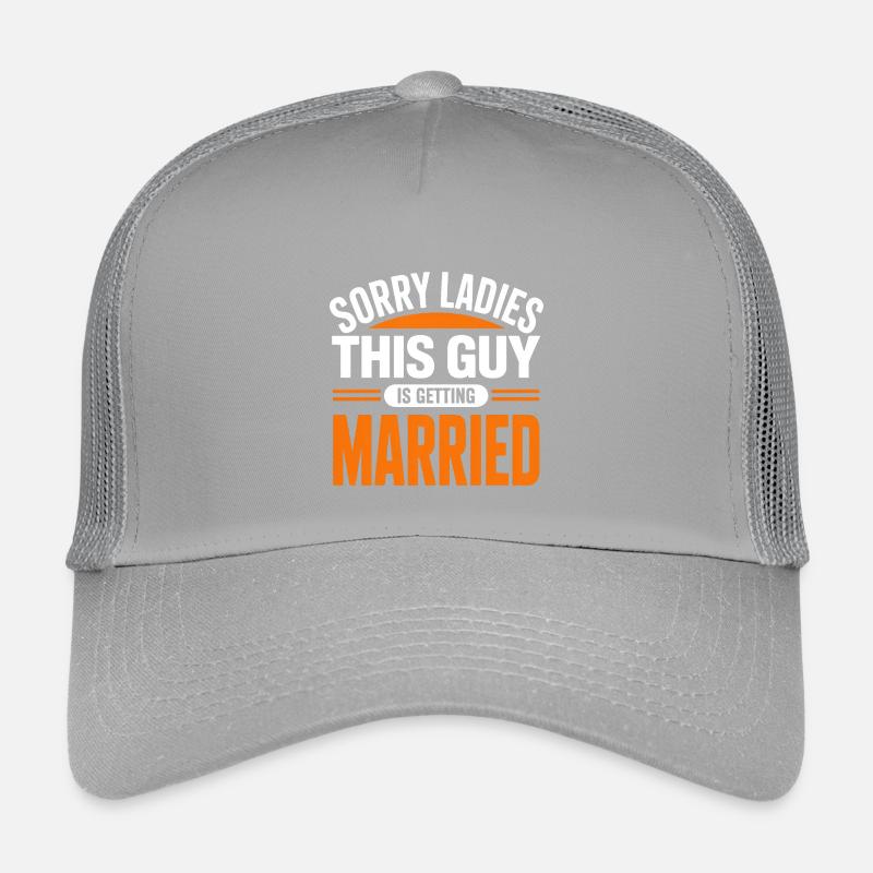 Ce type va se marier, désolé mesdames Casquette trucker enfant