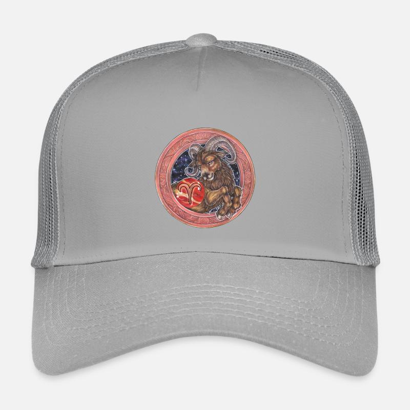 Zodiac Sign Sternzeichen Widder Aries Geschenk Kinder Trucker-Cap