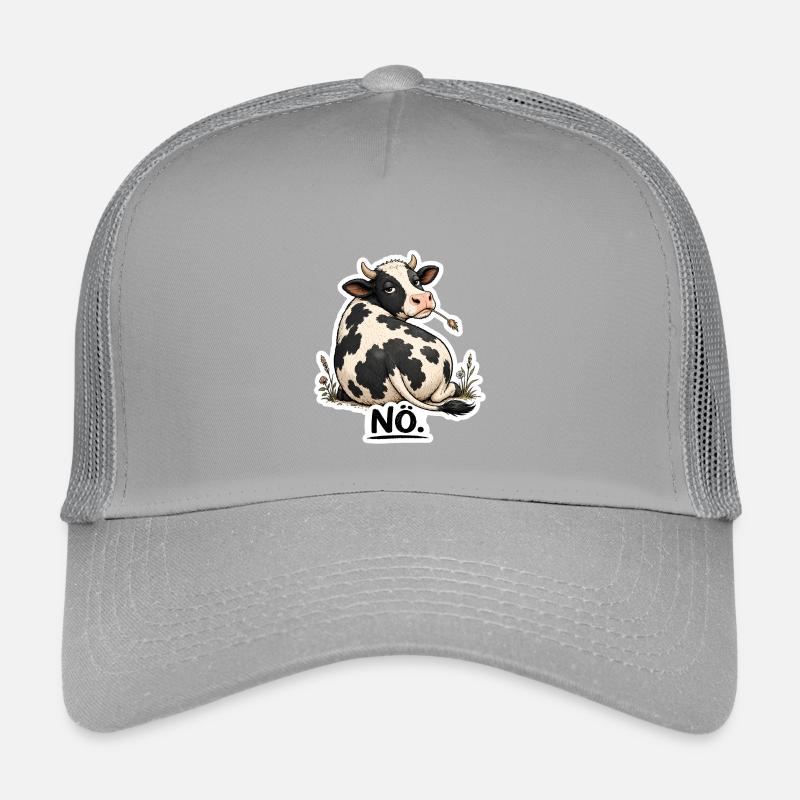 Kuh „NÖ.“ – Lustiges Statement  Kinder Trucker-Cap