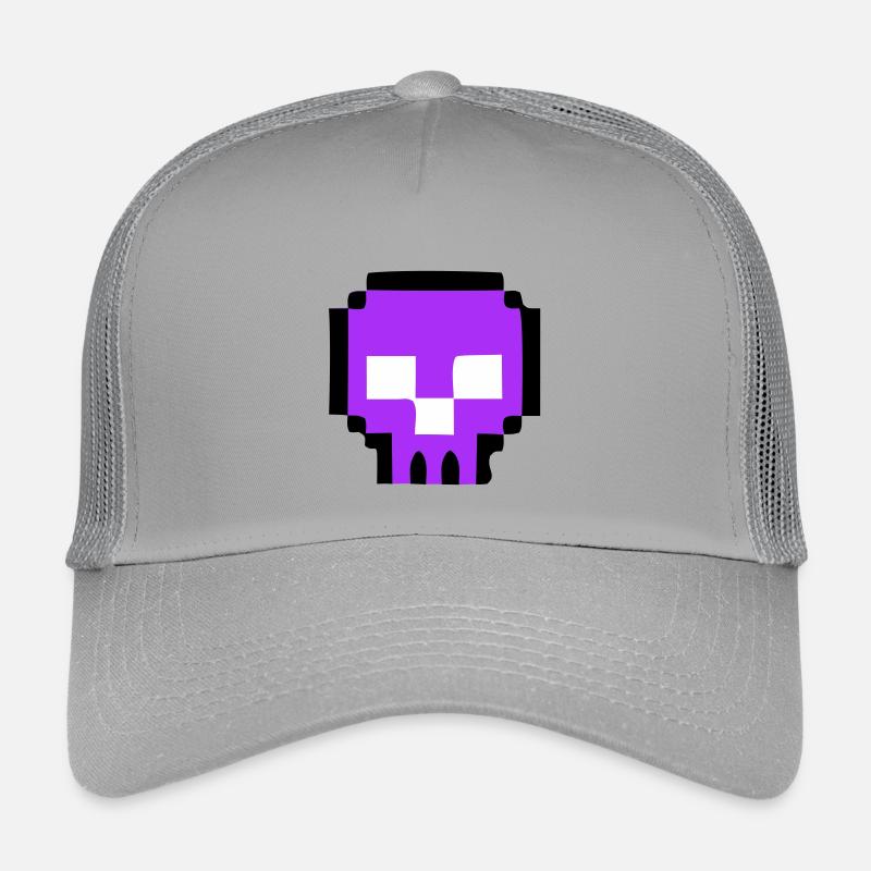 Pixel Skull Game Over Kids’ Trucker Cap