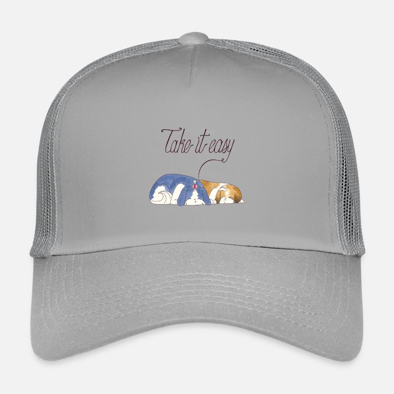 Doucement, chiots Shihtzu Casquette trucker enfant
