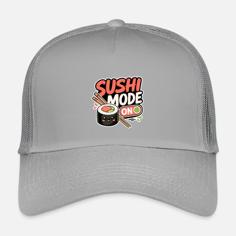 Sushi Mode On - Kids’ Trucker Cap - light grey