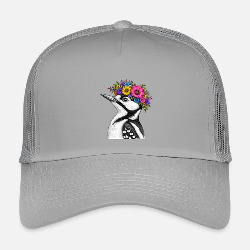 Blütenkranz Vogel  Kinder Trucker-Cap