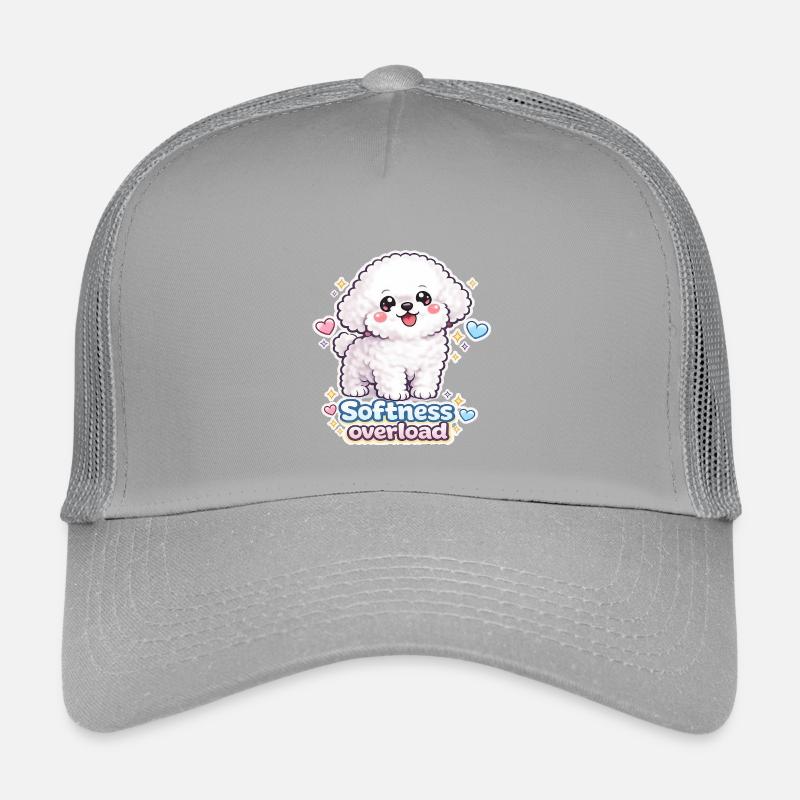 Softness Overload - Cute Bichon Dog Design Kinder Trucker-Cap